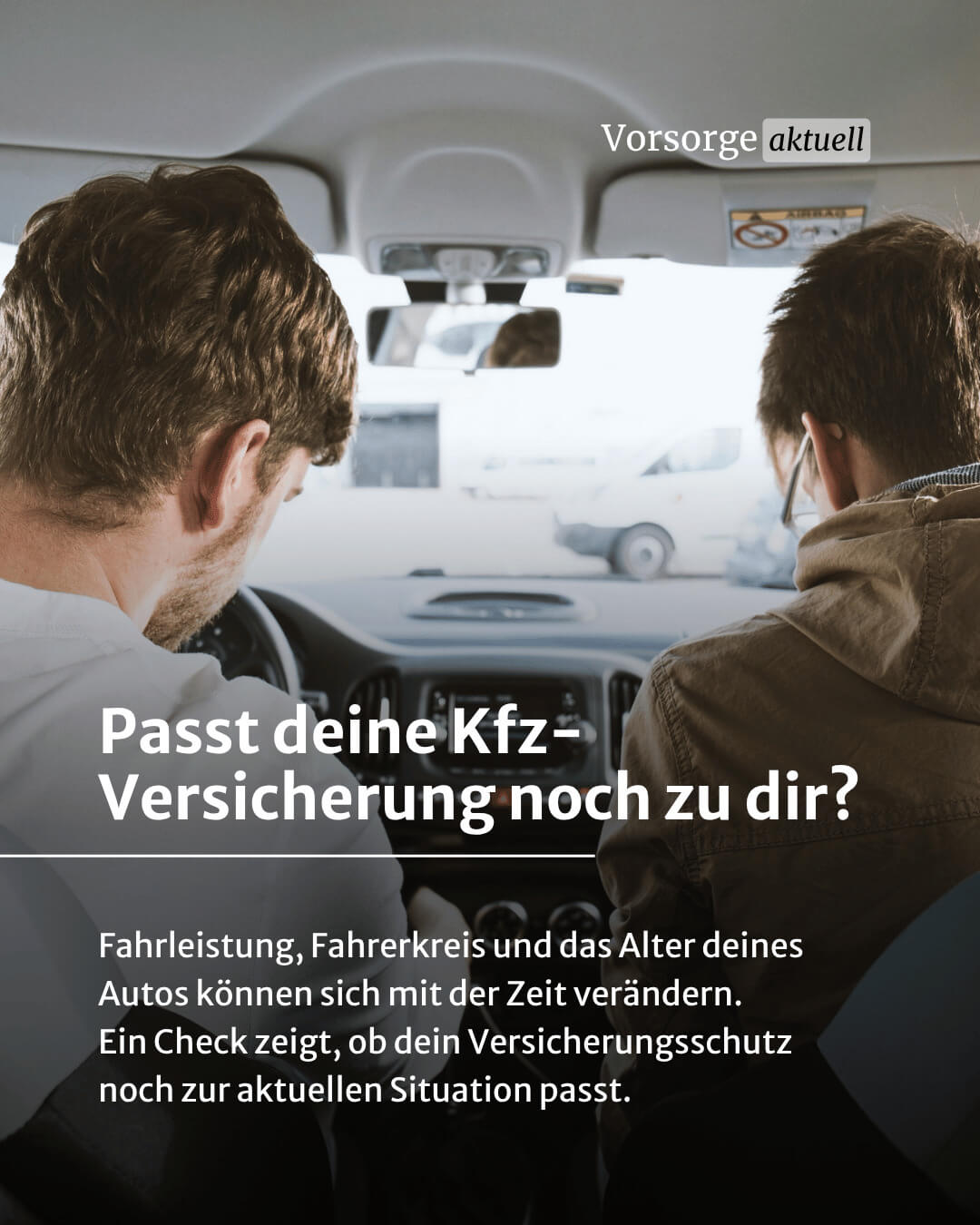 Dein Auto ist älter geworden, du fährst inzwischen mehr oder weniger Kilometer oder jemand Neues sitzt regelmäßig mit am Steuer? Oft verändern sich damit auch die Anforderungen an den Versicherungsschutz. Lass uns gemeinsam prüfen, ob deine Kfz-Versicherung noch zu deiner aktuellen Situation passt.
Antworten auf wichtige Fragen zum Kfz-Check findest du über den Link in der Bio.